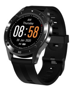 Sports Fitness Activity Tracker Smart Watch F22 Heart Rate Monitor - Classic Black