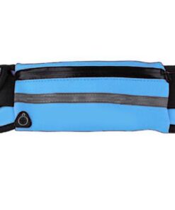 Sports Running Gym Waist Mobile Pouch Bag - Keys / Bottle Holder (Unisex) - Blue