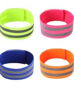 Sports Running Reflective Wrist Band - Set of 4