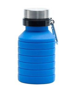 Sports Silicon Foldable Water Bottle - Blue