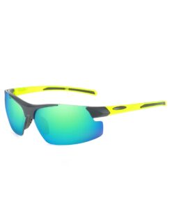 Sports Sunglasses Cycling Windproof Glasses Driving Outdoor Sunglasses - Green