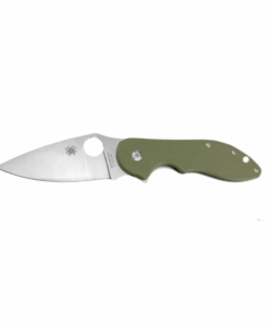 Spyderco Folding Pocket Knife - Green