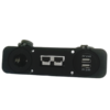 Square Connector 12v Socket/Dual USB