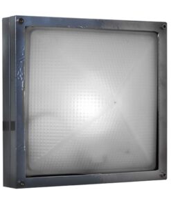 Square Small B/Head Silver 1 x 60w