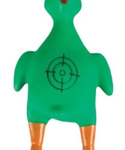 Squeaky Chicken Dog Toy - Green