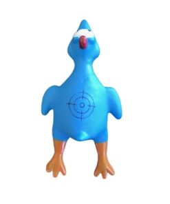 Squeaky Chicken Dog/Pet Soft Toy - Blue