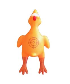 Squeaky Chicken Dog/Pet Soft Toy - Orange