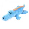 Squeaky Dog Toy-Crocodile Soft Toy For Dogs , 37cm - Blue