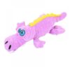 Squeaky Dog Toy-Crocodile Soft Toy For Dogs , 37cm - Purple