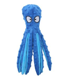 Squeaky Octopus Plush Toys - Blue