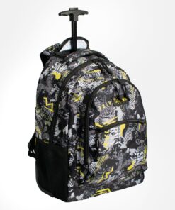 Squiggle Tweens Premium Trolley Backpack - Skate