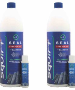 Squirt SEAL Tyre Sealant - 2 x 1000ml Bottle + 30ml BeadBlock Particles