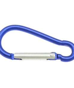 Stainless Steel 70mm Snap Hook Carabiner - Blue