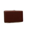Stainless Steel Edged Card Wallet - Brown