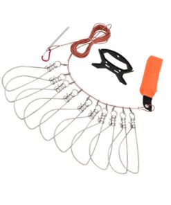 Stainless Steel Fishing Stringer Live Fish Lock Big Fish Wire Rope Lock