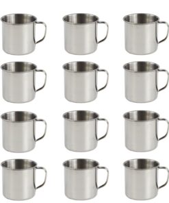 Stainless Steel Mug 8cm - 12 x 350ml