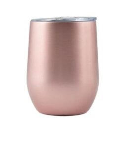 Stainless Steel Mug - Wine Tumbler (Rose Gold)