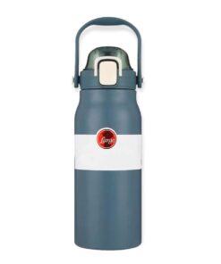 Stainless Steel Travel Flask 1L Drink It Up Insulated Flask Hot & Cold - Blue