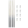 Standard Ramin Cues And Tip Combo - Set of 4 Union Billiards