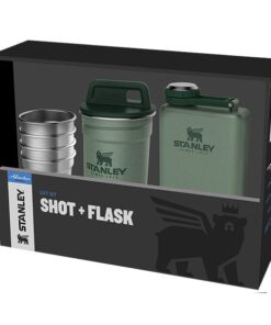 Stanley - Adventure Shot & Flask Gift Set - Hammertone Green - Green