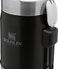 Stanley - Legendary Classic Food Jar with Spork .4L - Hammertone Green - Black