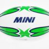 Star Mini Rugby Ball Green - (Size: 1)