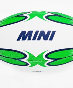 Star Mini Rugby Ball Green - (Size: 1)