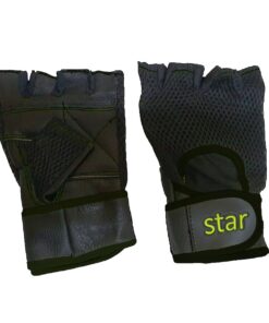 Star Pro Leather Gym Glove - M