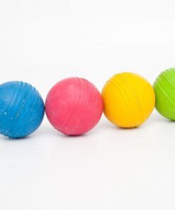 Star Rubber Cricket Balls - 4 In Pack