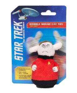 Star Trek Red Shirt Wobble Mouse Cat Toy