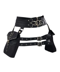 Steampunk Retro Motorcycle Bag Rock Gothic Waist Bags Halloween Packs