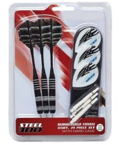 Steel 300 Dart (16 Piece)- Black