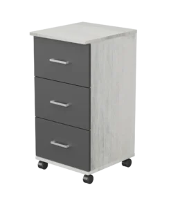 Steel & Rose Alvaro Storage Drawer Alabaster Oak Grey & Storm Grey