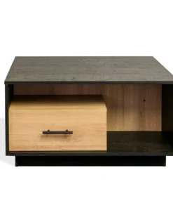 Steel & Rose Lydia Coffee Table, Brown and Black