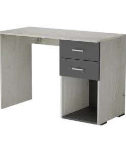Steel & Rose Martin Desk Alabaster Oak Grey & Storm Grey