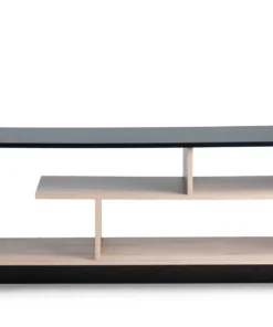 Steel & Rose Mason Plasma Stand, Black & Oak