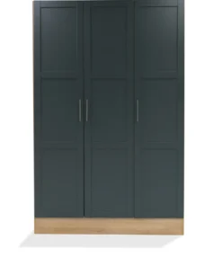 Steel & Rose Melton 3 Door Panel Robe, Kronberg Grey
