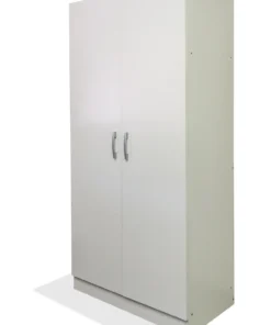 Steel & Rose Oakland 2 Door Robe, White