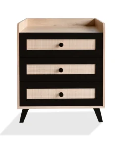 Steel & Rose Ratten Chest, Kronberg and Black