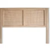 Steel & Rose Ratten Queen Headboard, Kronberg Oak