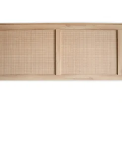 Steel & Rose Ratten Queen Headboard, Kronberg Oak
