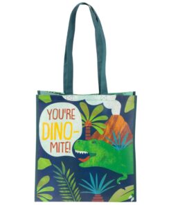 Stephen Joseph Recycled Gift Bag / Shopper Large Dino