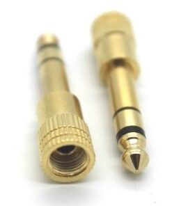 Stereo Female to Stereo Male Adaptor
(Screw on type)