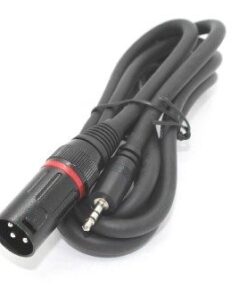 Stereo Male to XLR Cannon Male Cable