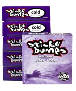Sticky Bumps Original Cold | 5-Pack Surfboard Wax