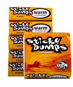 Sticky Bumps Original Warm | 5-Pack Surfboard Wax