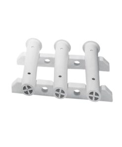 Storage Rack for 3 Fishing Rods, Bulkhead Mount