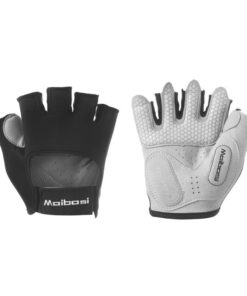 Strength Training Gloves for Gym Fitness Cycling - Black - Right-Hand Large