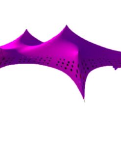 Stretch Tent Gazebo 5m x10m Purple