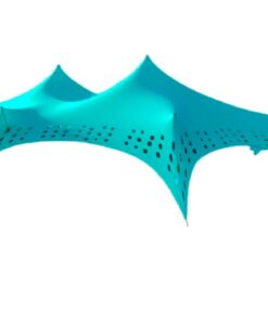 Stretch Tent Gazebo 5m x10m Turkish Light Blue